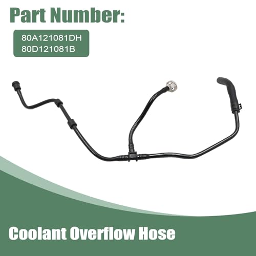 ATUOTPO Coolant Reservoir Tank Hose, 80A121081DH 80D121081B Compatible with AUDI Q5 2.0L 2018-2024 Radiator Coolant Reservoir by ATUOTPO - Image 2