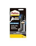 Pattex | Pâte à réparer Métal (tube de 48 g) – Pâte epoxy bi-composante avec particules de métal – Colle à base de résine époxy pour coller et réparer les métaux
