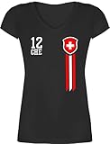 Perfekt zum Anlass Fußball-EM 2024: Das passende Geschenk zu EM 2024 oder zur Europameisterschaft muss noch her? Oder bist du gerade auf der Suche nach „fussball shirt v ausschnitt damen schweiz“? Überrasche deinen Freund oder Freundin mit dem passenden Geschenk für diesen Tag und bereite mit unserem Motiv eine Freude.
