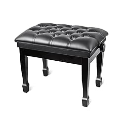 IBOWZ Banquette Piano Banc,Tabouret Piano Banc de Piano en Bois Tabouret de Piano en Cuir Souple, avec Coussin Imperméable et Cadre en Bois Massif Solide, Levage Hydraulique Automatique - Les Beatles, Paul McCartney, John Lennon, RIngo Starr, George Harrison