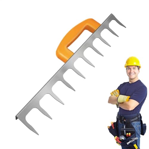 Truelle à carrelage plat pour artisans, truelle à carrelage manuelle | Truelles dentelées et manuelles, durables et faciles à utiliser, une paire d'outils à main et d'outils de construction de