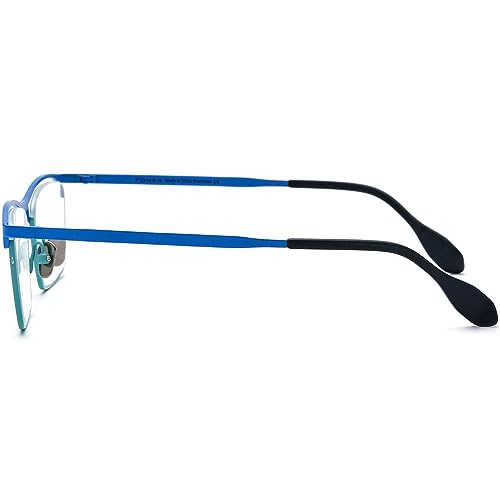 Image of FONEX Colorful Pure Titanium Glasses Frame Women Retro Round Eyeglasses