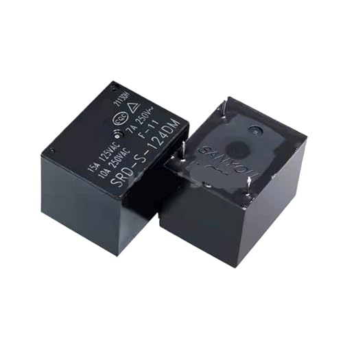Relais SANYOU SRD-S-124DM 24VDC 10A 4 broches pour circuit imprimé x2