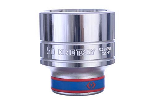 KING TONY 633050M 12-Points Socket, 50 mm, 3/4-inch