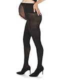 MeMoi Maternity Opaque Tights With Underbelly Support Band