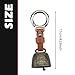 Zxpjkyu Ornament Waist Hanging with Snap Hook,Pendant,Dog Bell for Outdoor,Climbing Fishing Survival Hiker Accessories, Coffee