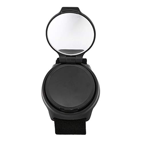 Andoer Espelho de ciclismo Faixa de pulso de condução Espelho retrovisor giratório para motociclista