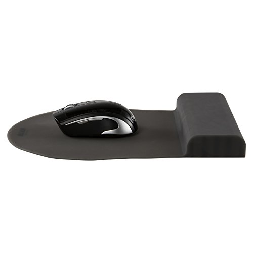 Allsop Ergoflex Mouse Pad With Silicone Grid Wrist Support - Black (31879) #TOP6