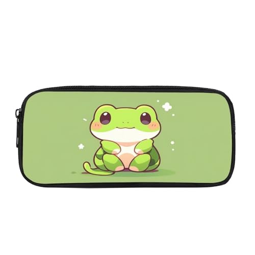 Astuccio per matite per bambini per ragazze astuccio per ragazzi grande per penne articoli per la cancelleria per insegnanti e per la scuola Una rana Dedium