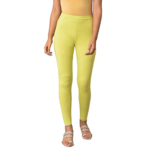Image of W for Woman Women's Regular Fit High Rise Coral Cotton Jersey Tights
