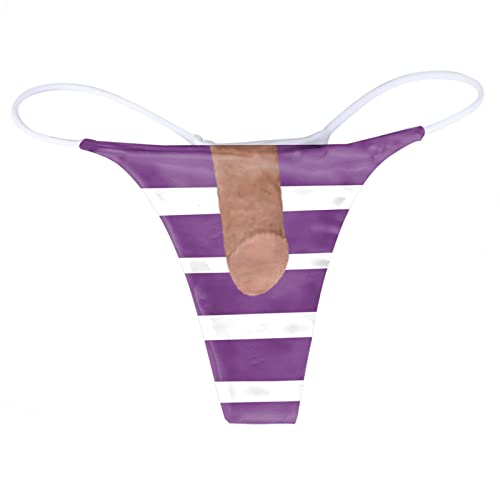 Ropa interior cálida para mujer, bragas de algodón, elásticas, tangas, cintura baja, ropa interior sexy, ropa interior sexy para hombre, morado, M