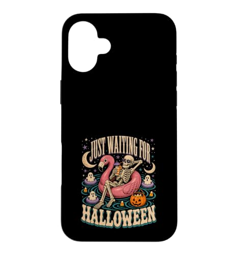 Just Waiting For Halloween �X�P���g�� �t���~���S �� �X�}�z�P�[�X iPhone 16 Plus �p