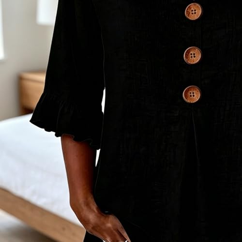 Manches mi-longues fluides chemise coupe ample anti-chaleur