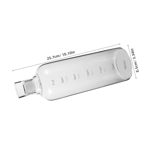 Vaso de vidrio de 1000 ml resistente al calor para evitar la deshidratación 3