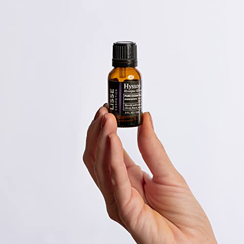 100% Pure Essential Oil - Batch Tested & Third Party Verified - Premium Quality You Can Trust (0.5 Fl Oz) (Hyssop) #TOP3