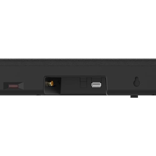 Hisense HS214 Barre de Son 2.1 80 W, Caisson de Basse intégré Bluetooth, HDMI, USB, entrée Audio Optique, Montage Mural
