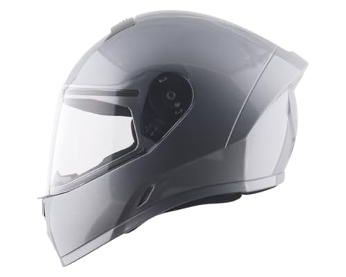 Image of Vega Ranger Full Face Motorcycle Helmet with Lightweight Shell, Shock-Absorbing Interior, Comfortable Liner, Ventilated Fit, Aerodynamic Build, and Trendy Anthracite Finish Anthracite L