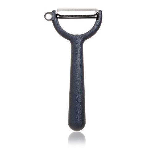 Kochblume Sparschäler | Y-Schäler glatt, Universalschäler, Edelstahl, spülmaschienengeeignet, in der bunten Box… (anthrazit)