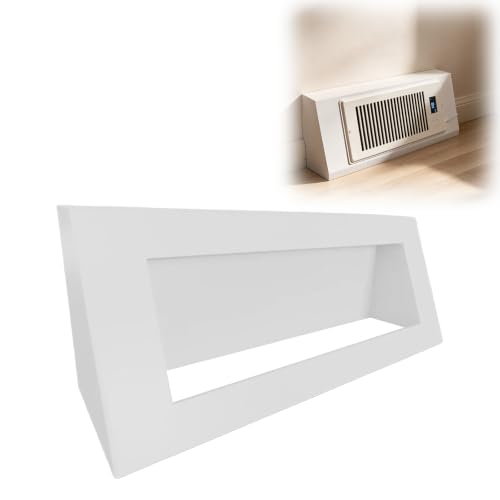 MAVOREXA Baseboard Register Booster Fan Cover, 18 Inch, 4x12 Vents