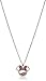 Disney Silver Plated Minnie Mouse Silhouette Shaker Pendant Necklace