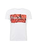  Pepe Jeans Raury Camiseta, Rojo (Red 255), Small para Hombre