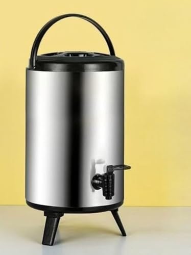 Zxyler ステンレス製断熱バレル 保温保冷両対応アウトドア用ジャグ 大容量ウォータータンク キャンプ用品兼ドリンクサーバー ウォータージャグ・ウォーターディスペンサー多機能 おしゃれデザイン 豆乳・飲料保存最適 家庭用・屋外活動用両対応