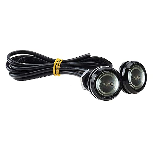 Image of AUTO MT LED Eagle Eye Lights Daytime Running DRL Bulb Backup Reversing Lamp 3W 12V for Car bike scooty (BLUE)