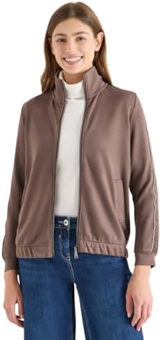 Cecil Jacke mit Tape urban Taupe XL