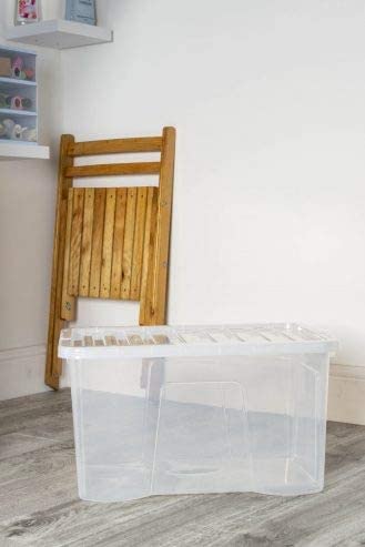 Wham Plastic Storage Boxes - Pack Of 5 (60 Litre) - 6