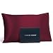 Fishers Finery 19mm 100% Pure Mulberry Silk Pillowcase Good Housekeeping Quality Tested(Red, Q)