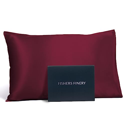 Fishers Finery Federa in 100% pura seta di gelso da 25 mm, per un buon successo per le pulizie (rosso, standard)