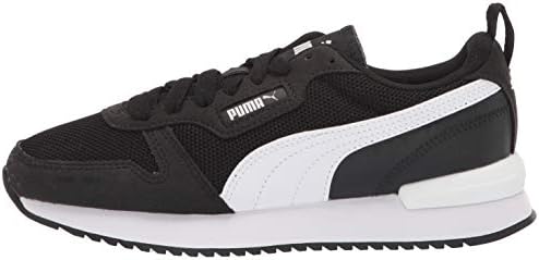 PUMA Boy's R78 Sneaker, Black White, 5.5 Big Kid | Image 7