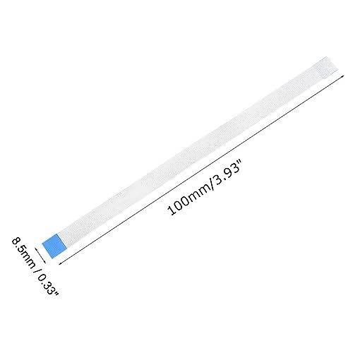 Image of FFC Cable 16 Pin 0.5mm Pitch (B-Type) 100MM Length Flexible Flex Extension Cable FFC FPC LVDS Ribbon Cable Wire Flat for Raspberry Pi Module (Pack Of-1)