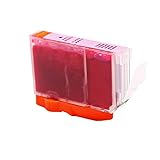  Cartouche d\'encre de rechange pour Canon CLI-8LM Magenta clair pour Pixma IP-3300 IP-3500 IP-4200 IP-4300 IP-4500 IP-5200 IP-5200R IP-5300 IX4000 IX4000R IX5000 MP-500 MP 510 Mpx. 520 MP-520X MP-530
