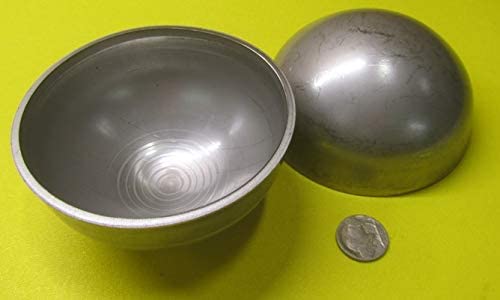 304 Stainless Steel Half Hemisphere Ball 4.00 Diameter x 2.00 Height x .120 Wall 2 pcs
