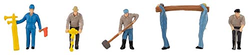 Faller- Operai Di Costruzione Di Binari, Multicolore, 151621
