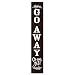 Tall Go Away Go On Git Vertical Sign for Front Porch Standing Unwelcome Signs Vertical Hanging Wooden Go Away Sign for Front Door Home Decoration Farmhouse Decor Outdoor Indoor 4x16 Inch
