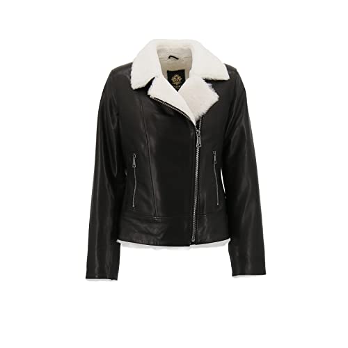 Hollert Damen Lammfelljacke Shearling EB-05 echt Merino Schaffell...