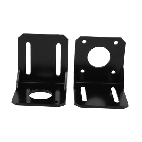 Hohopeti 2pcs Printer Accessory Stepper Motor Bracket Mounting Holder Precision Slots for Stepper Motor