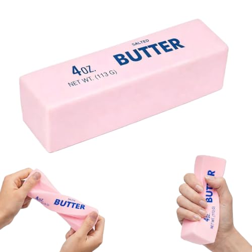 Butter Squeeze Toys, Office Desk Anxiety Relief, Portable Sensory Squeeze Toy for Decompression Anxiety Relaxation
