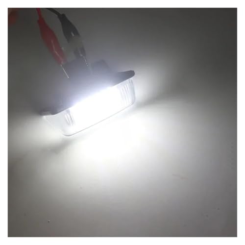 Luces de matrícula LED 6000K para Toyota Alphard Wish Noah y Voxy trasero SMD 4