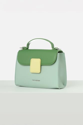 Image of Van Heusen Women's Satchel Bag |Dual Tone| Crossbody Strap