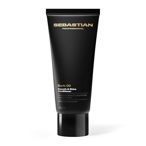Sebastian Professional Dark Oil Smooth and Shine Conditioner | Infused with Jojoba & Argan Oil | 6.7 Fl Oz (Pack of 1)