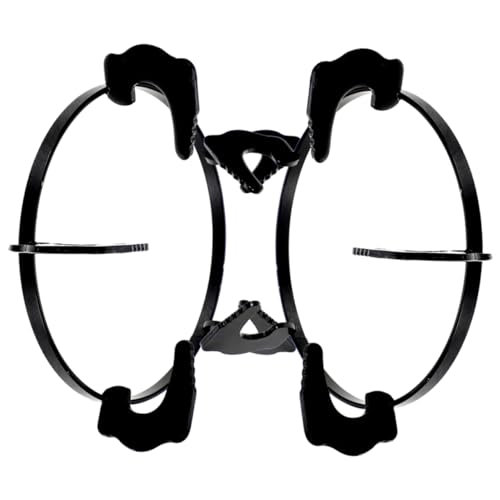 FUNNETOYU 2 Piezas Soporte Antideslizante para Olla de Cocina de Gas de Estructura Estable de Resistente al Calor y Aceite Compatible con Wok Accesorio Práctico para Hogar y Restaurante