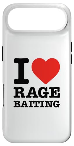 I Love Heart Rage Baiting Funny Meme �X�}�z�P�[�X iPhone Air �p