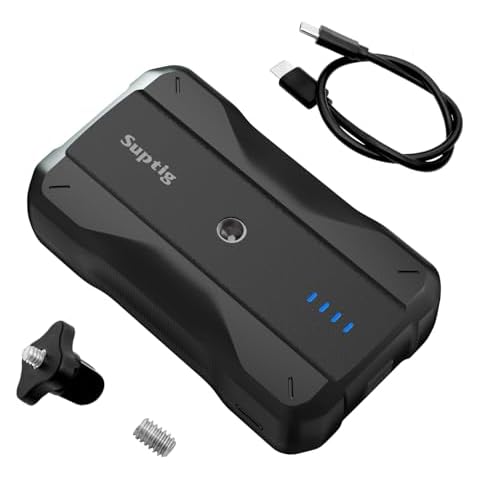 Suptig Portable Charger 9000mAh Battery Pack Power Bank Compatible for Gopro, Canon, Nikon, DJI osmo, Insta 360, Akaso More Camera, Phone etc. Cover