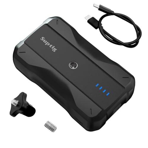 Suptig Przenośna ładowarka 9000 mAh akumulator power bank kompatybilny z Gopro, Canon, Nikon, DJI osmo, Insta 360, Akaso More Camera, telefonem itp.