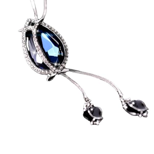 Chandail tulipe classique mode femme avec longue chaîne suspendue à fleurs