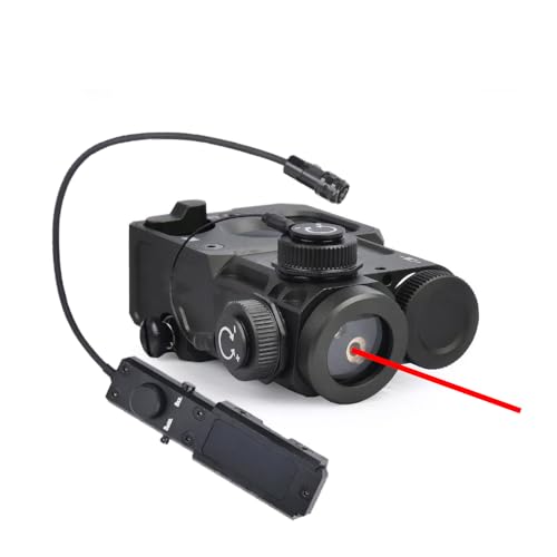 Tactical Metal PST4 Box Aiming Laser Sights(with IR Laser + Red Laser Sight + Modular Remote Pressure Switch), Black