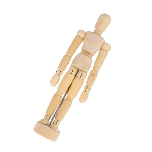 Beatifufu Wooden Figure Model Mannequin 2pcs Manikins for Artists Sketch Drawing Tools Small Mannequin Decoration Perfect for Home Office